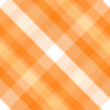 Orange and White Plaid Background