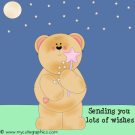 Bear Making A Wish