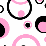 Funky Black Pink and White MySpace Layout