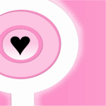 Funky Black Pink and White Love MySpace Layout