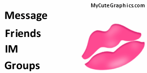 Hot Pink Lips Contact Table