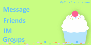 Colorful Cupcake Contact Table