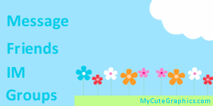 Colorful Flowers and Cloud Contact Table