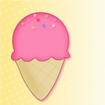 Ice Cream Cone MySpace Layout