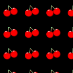 Black and Red Cherry MySpace Layout