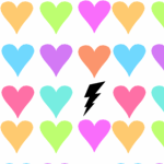 Hearts and Lightning MySpace Layout