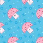 Cute Mushroom MySpace Layout