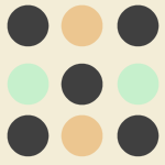 Beige and Green Polka Dot MySpace Layout