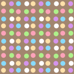 Brown and Tiny Polka Dots MySpace Layout