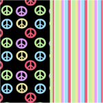 Peace Sign and Stripes