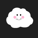 Black and White Cloud Background