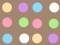 Tiny Brown and Pastel Polka Dot Background