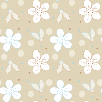 Beige Flower Background