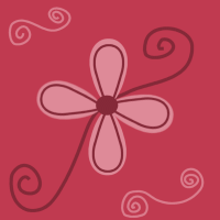 Swirly Flower Background