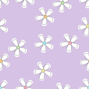Purple and White Flower Background