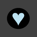 Black And Blue Heart Background - Black And Blue Heart Myspace Background