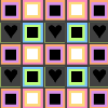 Checkered Hearts