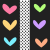 Colorful Hearts and Polka Dots