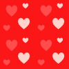 Red Tiny Hearts