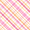Pink and Yellow Plaid Background