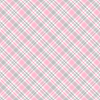 Pink and Gray Plaid Background