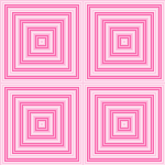 Hot Pink Square Background