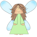 winking girl clipart mycutegraphics