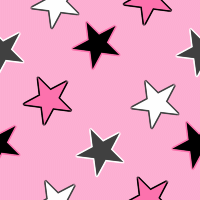 Black Pink and White Star